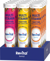 Revital Multi BOX s rakytníkem, 12 x 20 šumivých tablet